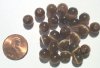 25 8mm Smoke Topaz Fiber Optic